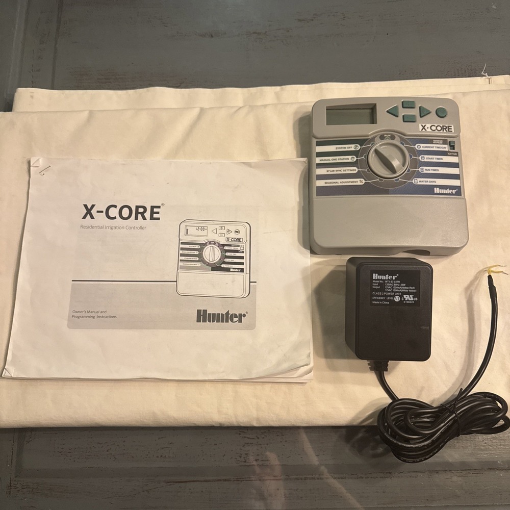 Hunter Sprinkler XC400i X-Core 4-Station Indoor Irrigation Controller w/ Cord